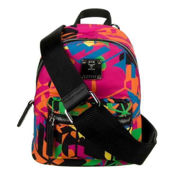 MCM Cubic Camouflage Mini Stark Crossbody Bag - Picture 3 of 5